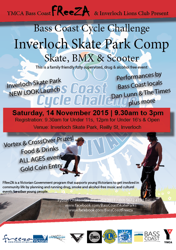 Bass Coast Cycle Challenge Inverloch Skate Park FReeZA FINAL