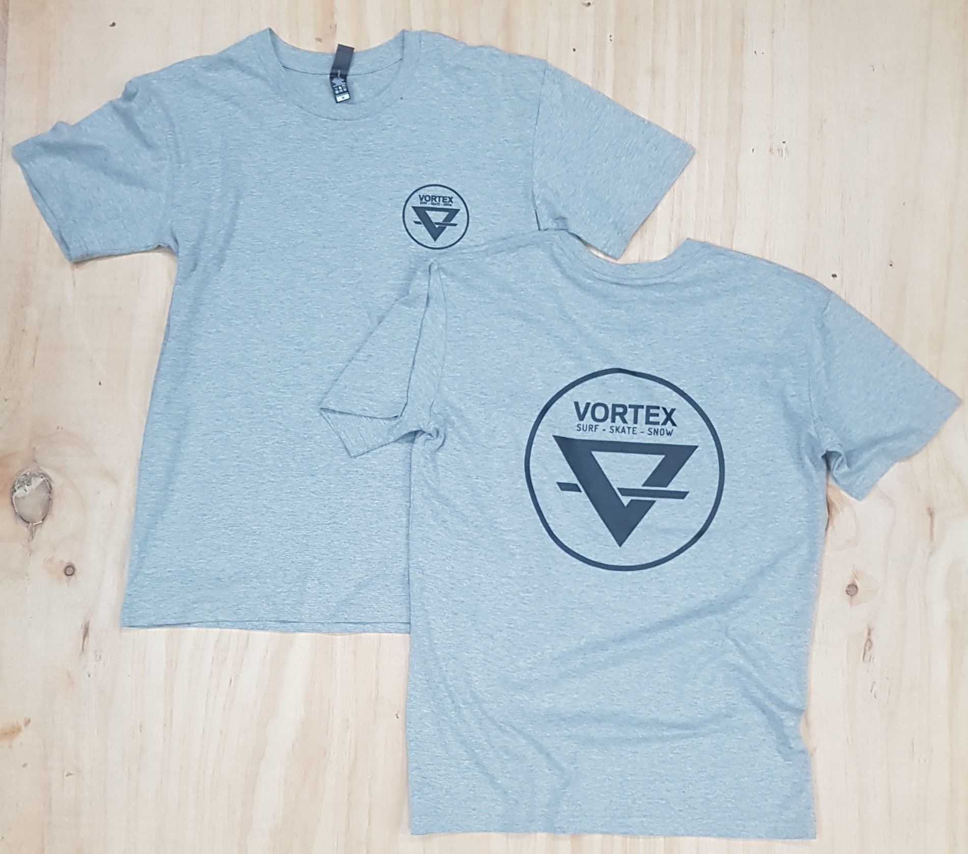 Mens Vortex Circle Tee Light Grey